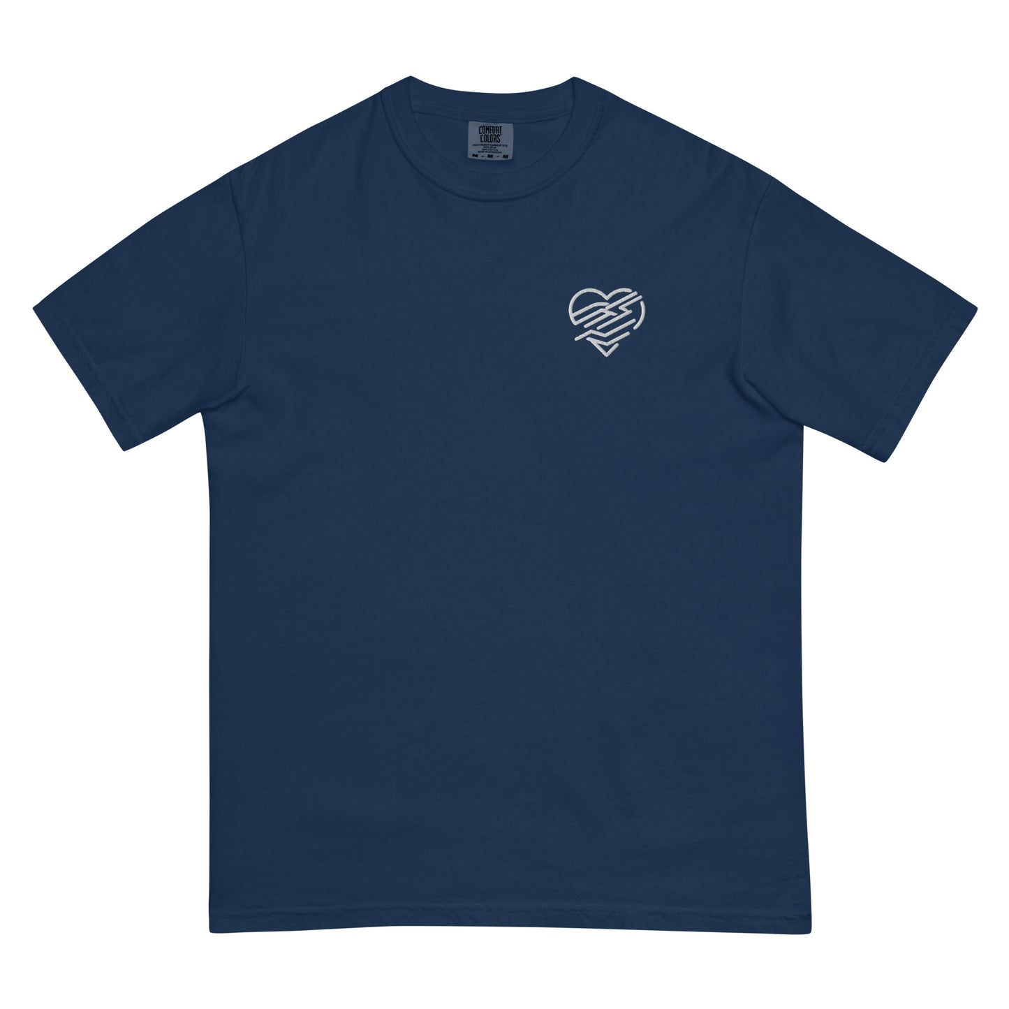 T-shirt Bleu Marine Fractured