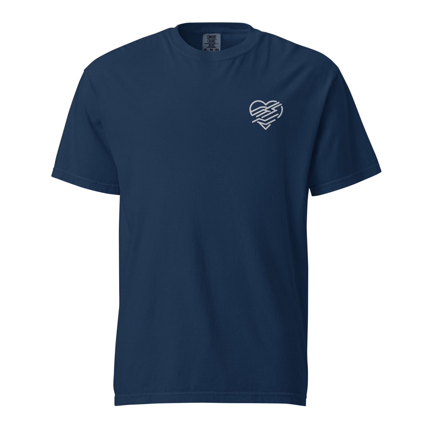 T-shirt Bleu Marine Fractured