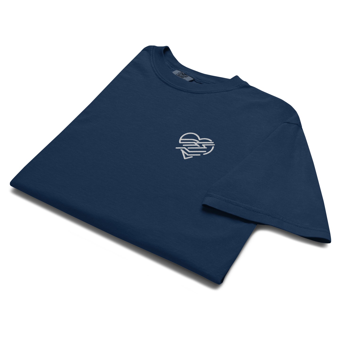 T-shirt Bleu Marine Fractured