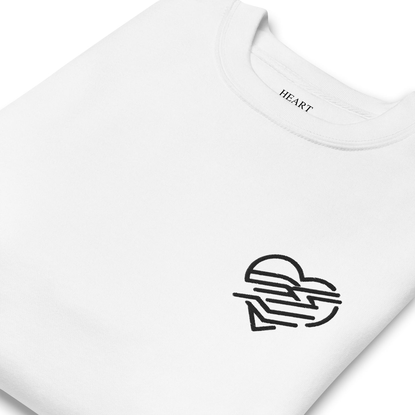 Sweatshirt Blanc Fractured