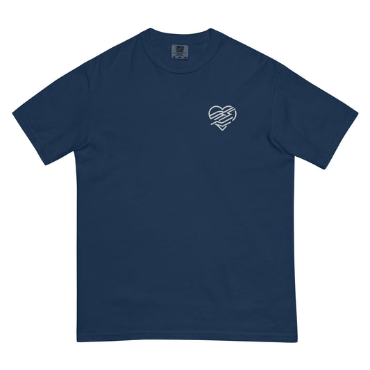 T-shirt Bleu Marine Fractured