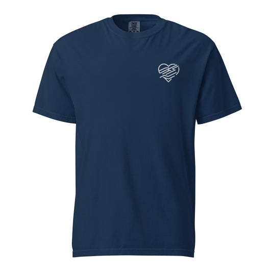 T-shirt Bleu Marine Fractured
